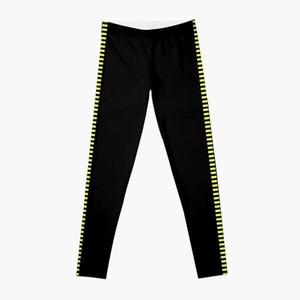 Corellian Blood Stripe - Yellow on Black (Han Solo) Leggings