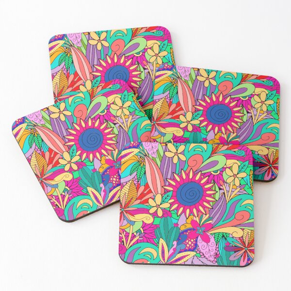 Item preview, Rainbow Colorful Floral Pattern designed and sold by ryaneliz91.