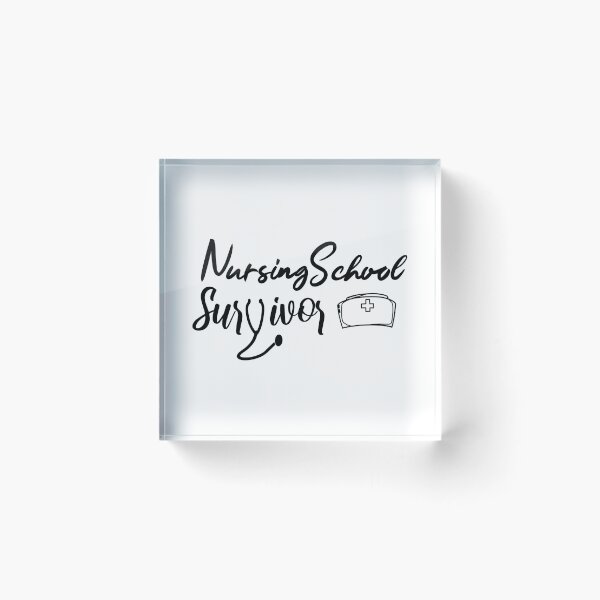 Item preview, Nursing School survivor , Nurse Graduation ,Nurse Grad Gift designed and sold by majidkacm.