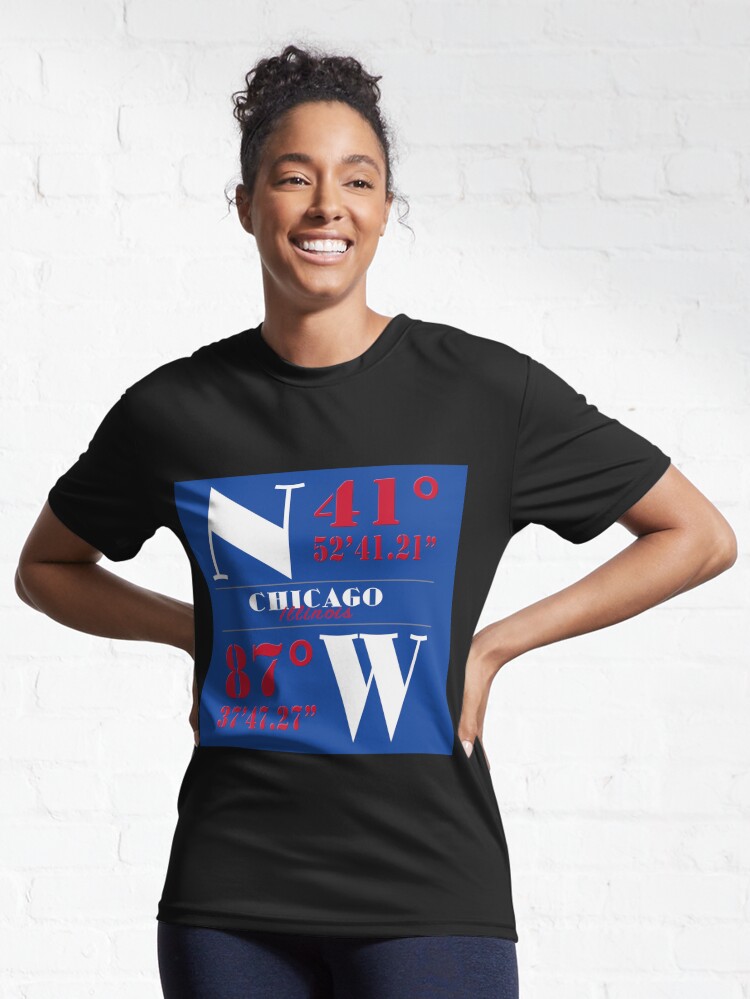 Chicago, Wrigley Field Longitude, Latitude Coordinates Essential