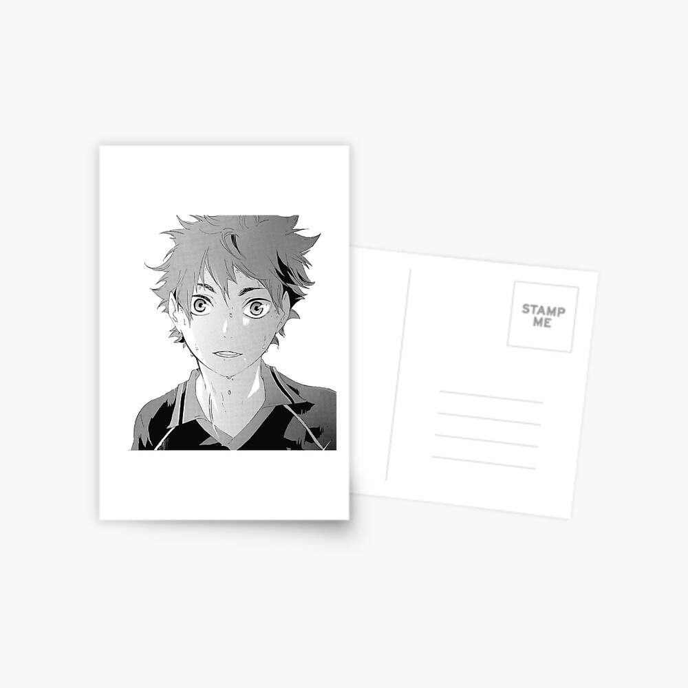 HINATA SHOYO Drawing Illustration Leisure ver. Postcard Haikyu