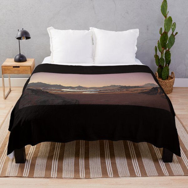 Item preview, station on Mars surface,  colony in desert landscape on the red planet designed and sold by DottedYeti.