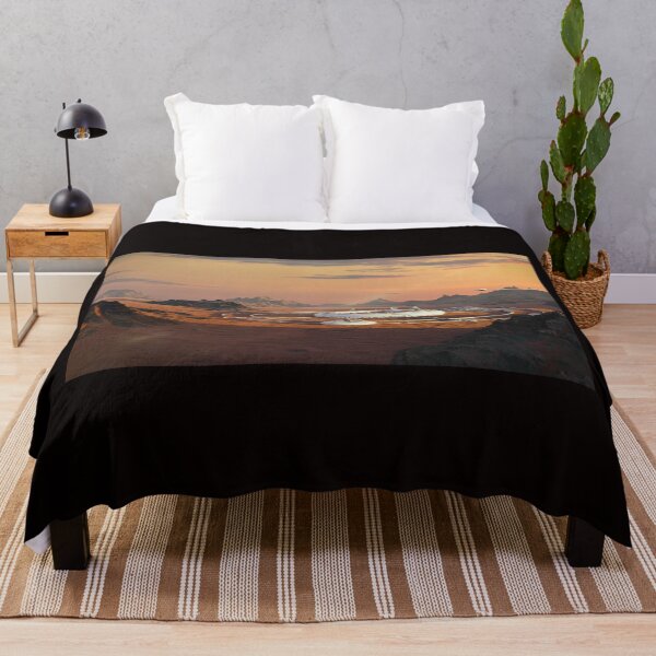 Item preview, colony on Mars, first martian city in desert landscape on the red planet designed and sold by DottedYeti.