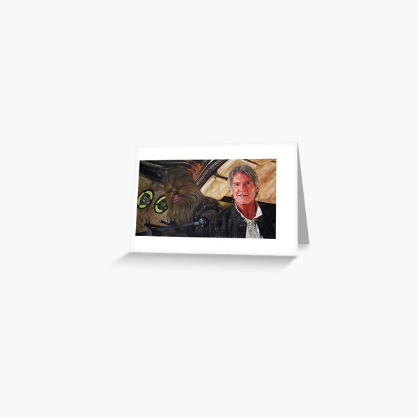 H. Solo and Chewb. Returns Greeting Card