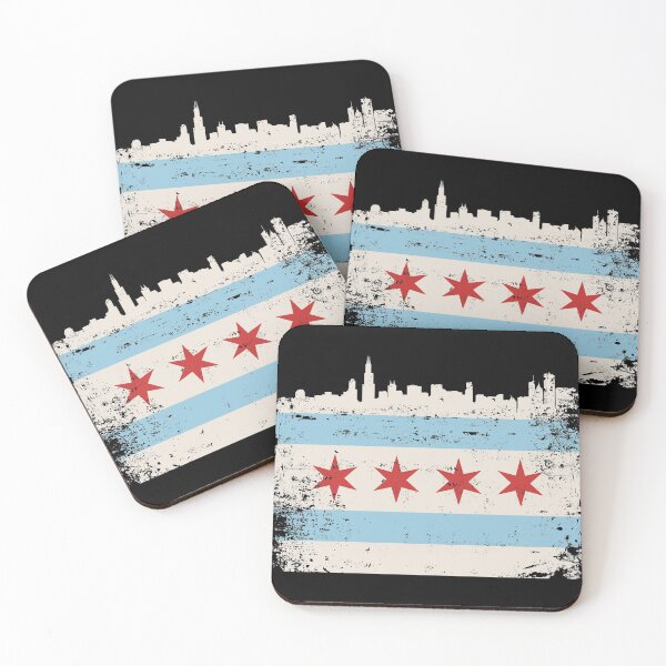 Item preview, Chicago Flag Vintage Gift Design For Chicago Fans  graphic designed and sold by Lisbob.