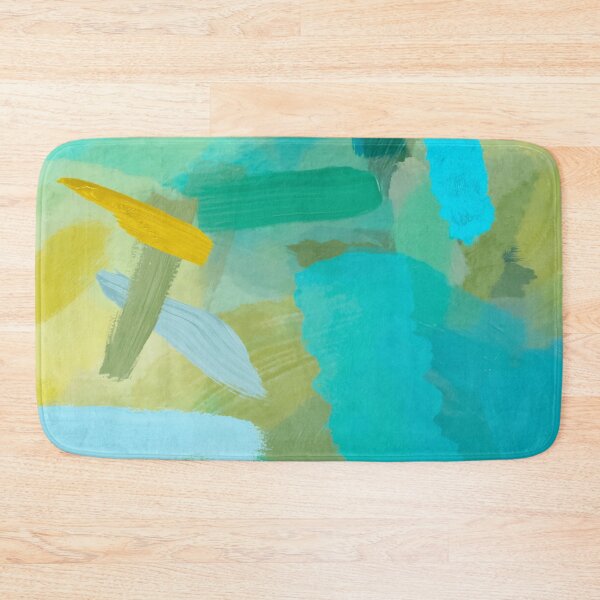 Item preview, splash painting texture abstract background in blue and yellow designed and sold by Mrvell.