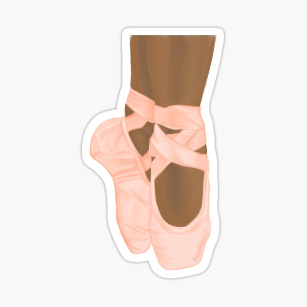 "Ballet Shoes" Sticker by christiecudia Redbubble