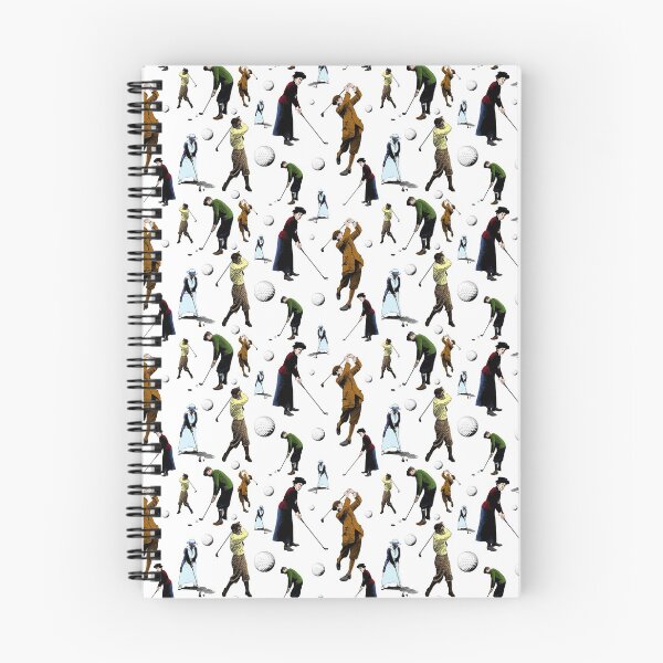 Item preview, Retro Golfers Pattern Illustrations designed and sold by judgeart.