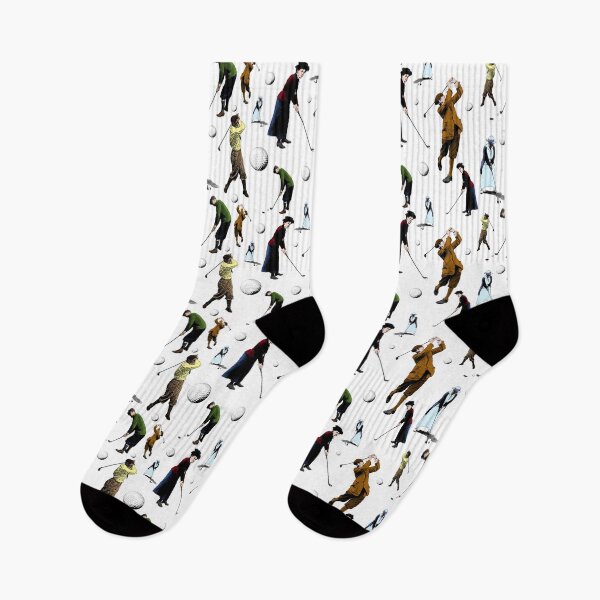 Item preview, Retro Golfers Pattern Illustrations designed and sold by judgeart.