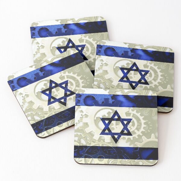 Item preview, Gear Flag of Israel  designed and sold by Dr-Pen.