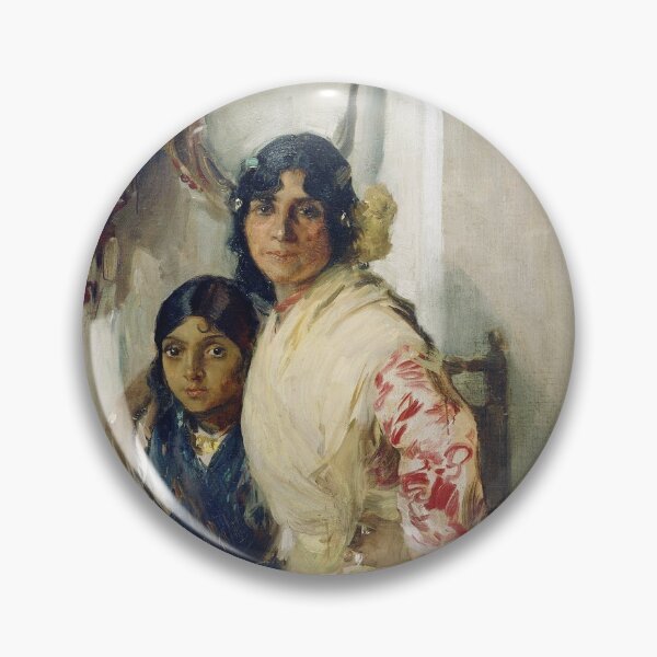 Item preview, Joaquín Sorolla - Pepilla the Gypsy and Her Daughter designed and sold by Impressionist Masters.