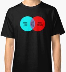 Elitist Music Venn Diagram Classic T-Shirt