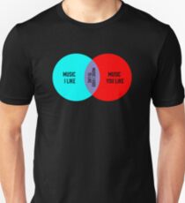 Elitist Music Venn Diagram Unisex T-Shirt