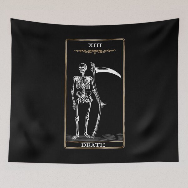 Item preview, Death Tarot Card, Skeleton Tarot, Major Arcana designed and sold by Marouk.