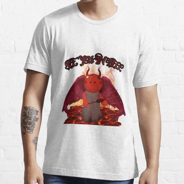 Piggy Angel Roblox T Shirt By Dawnhudson1983 Redbubble - roblox devil shirt