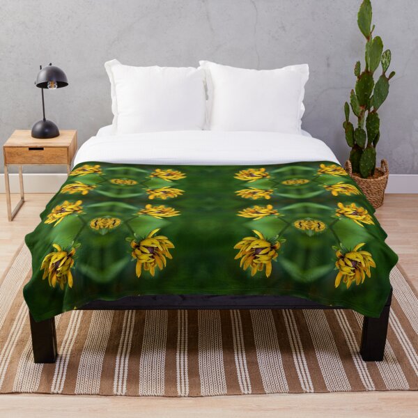 Item preview, Single Yellow Rudbeckia Flower Just Opening Seamless Pattern designed and sold by shane22.