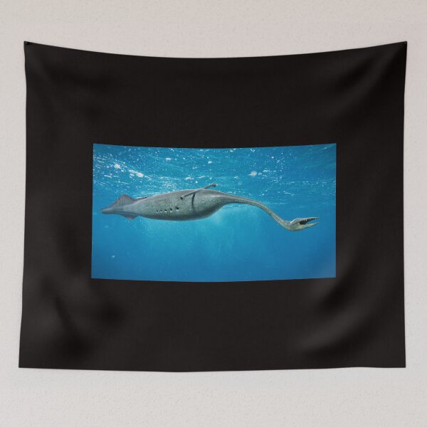 Item preview, Tullimonstrum, Tully Monster swimming in the ocean, the State Fossil of Illinois designed and sold by DottedYeti.