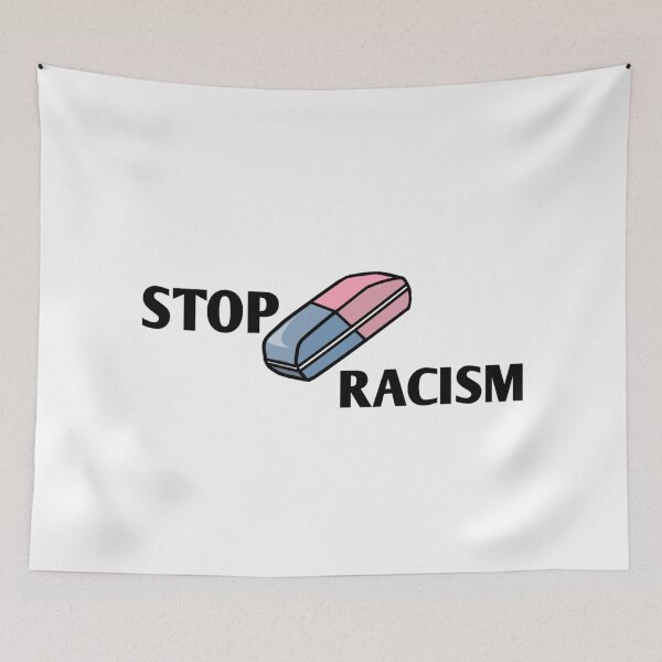 Item preview, Stop racism shirt designed and sold by Ayoublab.
