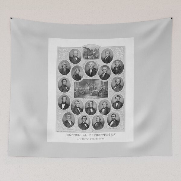 Item preview, Centennial Exposition of American Presidents - 1876 designed and sold by warishellstore.