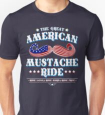 The Great American Mustache Ride Unisex T-Shirt