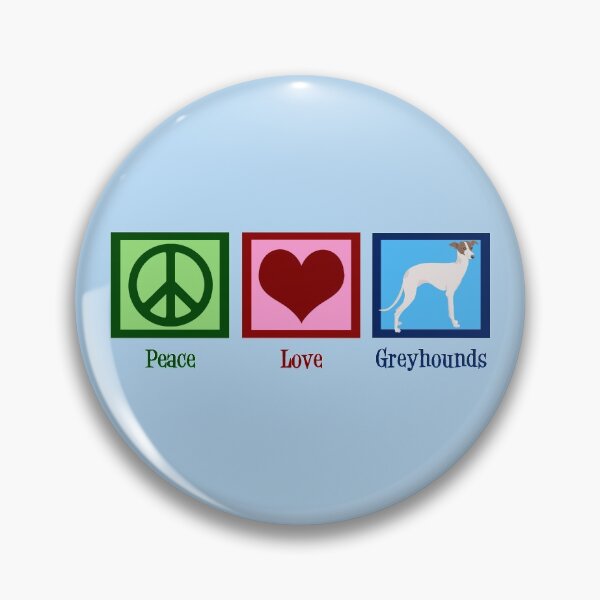 Item preview, Peace Love Greyhounds designed and sold by Epic Love Designs.