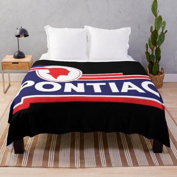Retro Pontiac Dealership Sign Throw Blanket