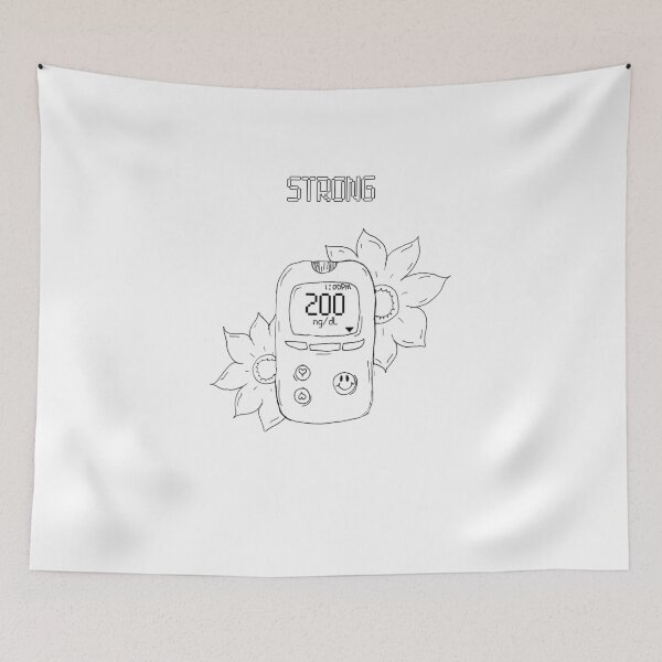 Item preview, Strong (Diabetic) Black and White Version designed and sold by KaceyMarisol.