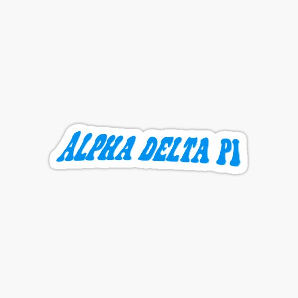 Alpha Delta Pi Sticker