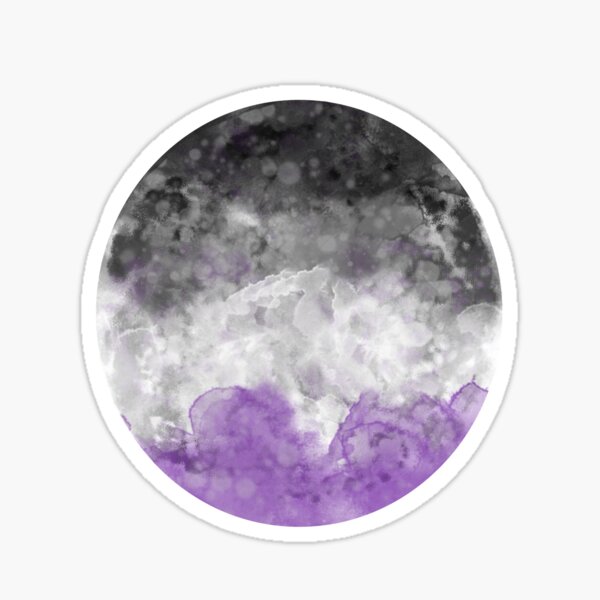 Asexual Moon Sticker