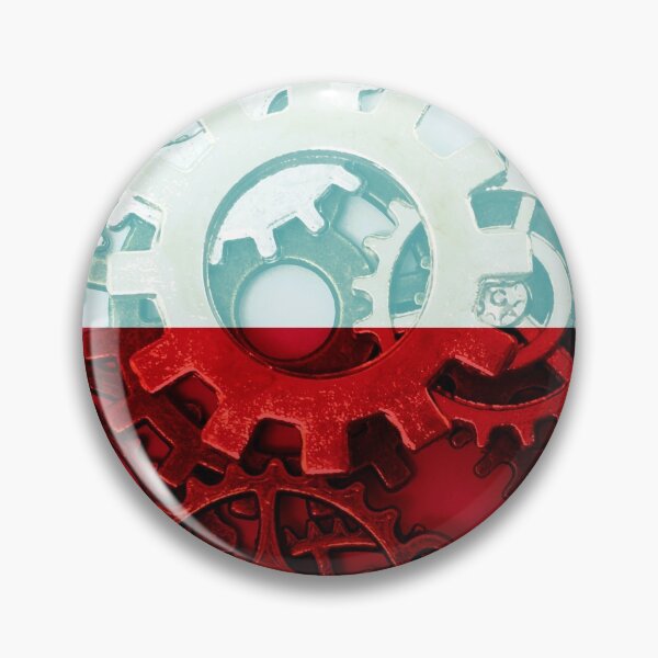 Item preview, Gear Flag of Poland Industrial Mechanic Engineer Flags designed and sold by Dr-Pen.