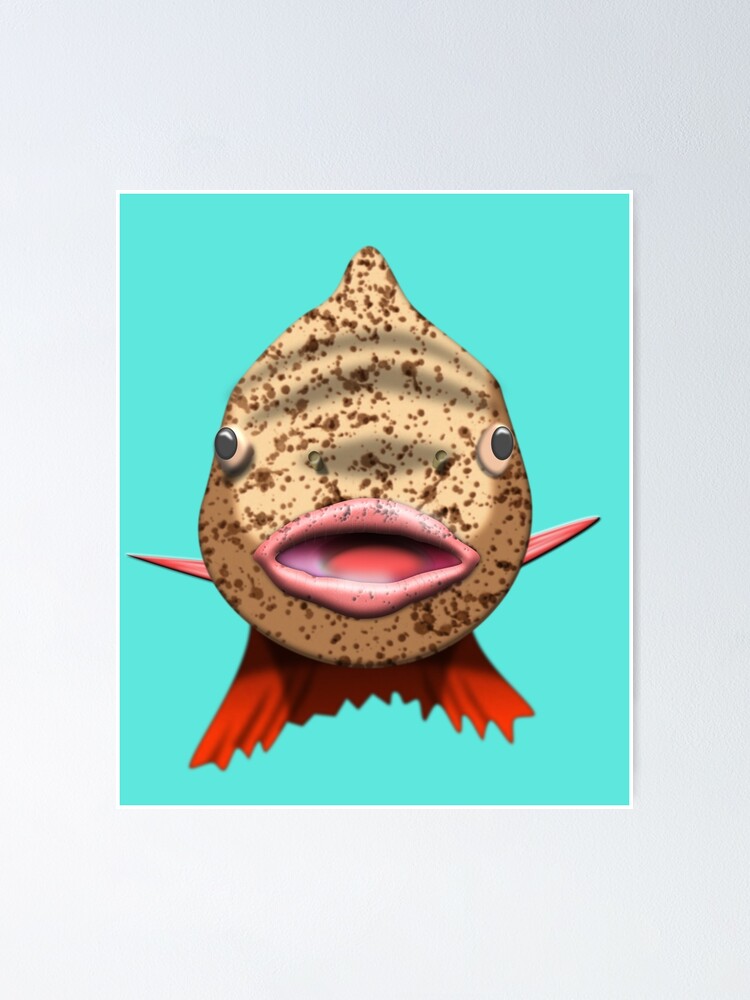 "Fish lips" Poster by DesertG Redbubble