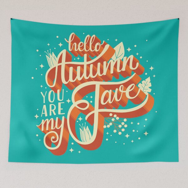 Item preview, Hello Autumn you are my Fave T-Shirt designed and sold by Mexikawaii.
