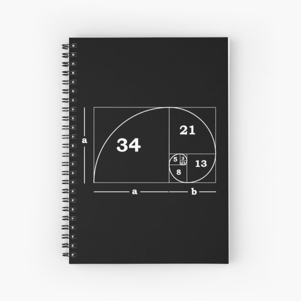 #Golden #Ratio #GoldenRatio #Design Ideas Fibonacci Spiral = 1.6180339887498948420 Spiral Notebook