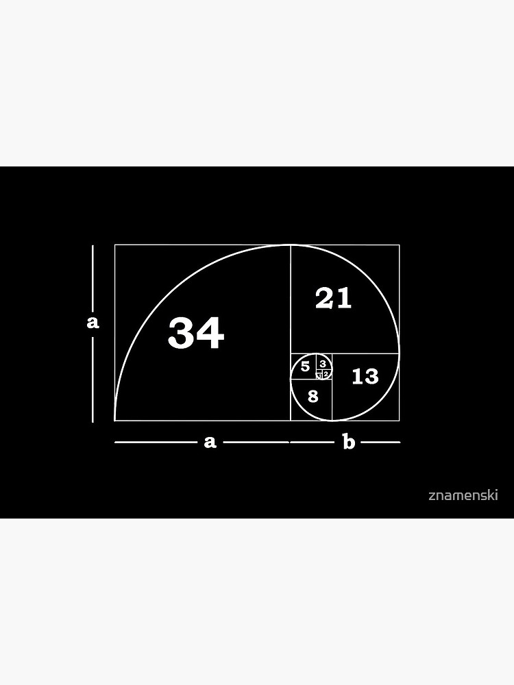 #Golden #Ratio #GoldenRatio #Design Ideas Fibonacci Spiral = 1.6180339887498948420 by znamenski