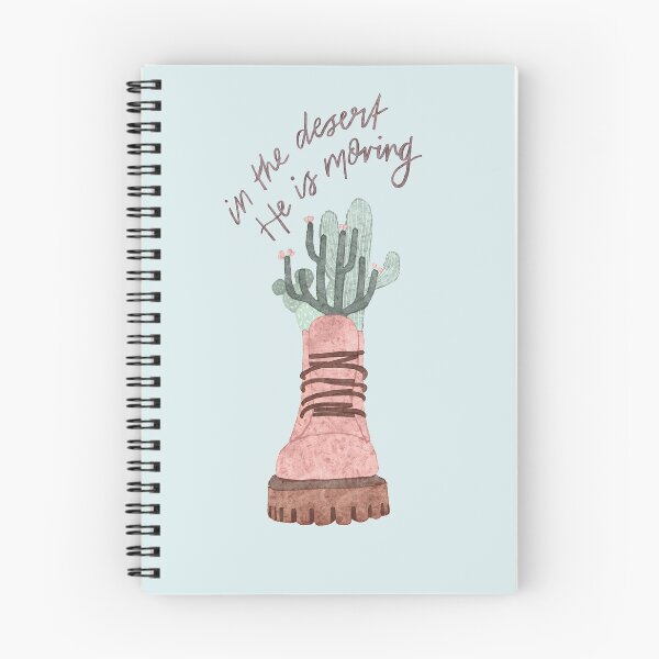 Item preview, In The Desert He Is Moving | Christian Inspirational Faith | Illustration Calligraphy designed and sold by seaniemendoza.