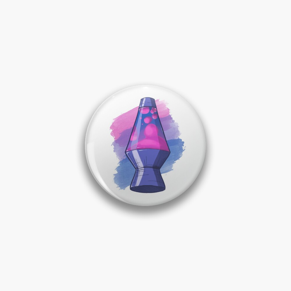 Pride Lava Lamp - Bisexual Pin