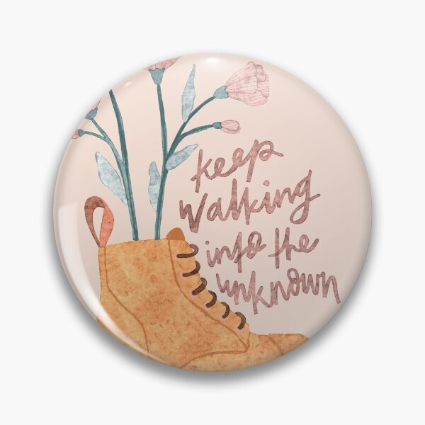 Artikelvorschau, Keep Walking into the Unknown | Christian Inspirational Faith | Illustration Calligraphy entworfen und verkauft von seaniemendoza.