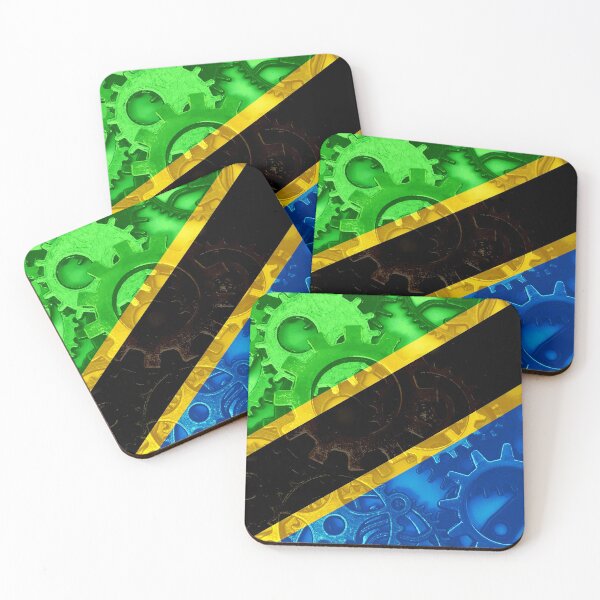 Item preview, Gear Flag of Tanzania African Africa Tanzanian designed and sold by Dr-Pen.