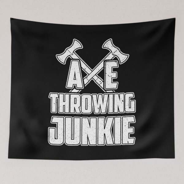 Item preview, Funny Axe Throwing Junkie graphic designed and sold by jakehughes2015.