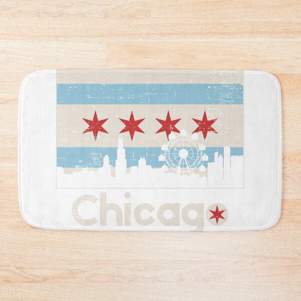 Item preview, Love Chicago Skyscape City Flag Gift Design graphic designed and sold by Lisbob.