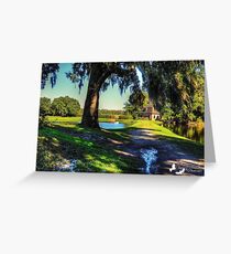 Oak and Pond Greeting Card