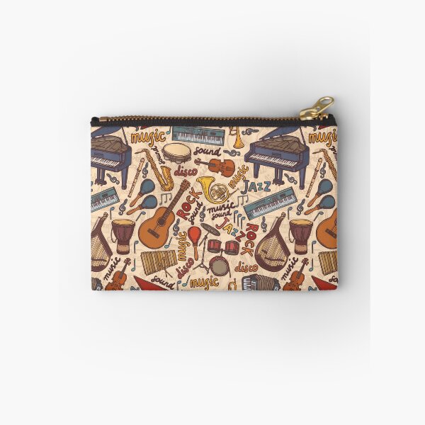 Item preview, Band Instruments Seamless Music Pattern designed and sold by edwardecho.