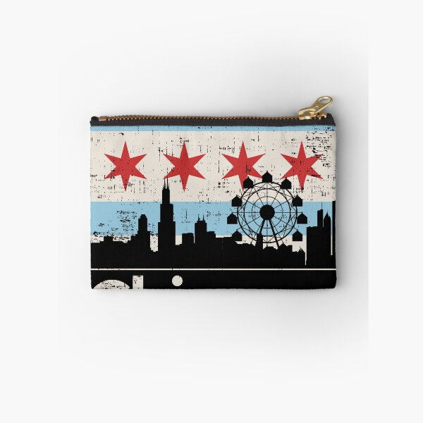 Item preview, Love Chicago Skyscape City Flag Gift Design graphic designed and sold by Lisbob.