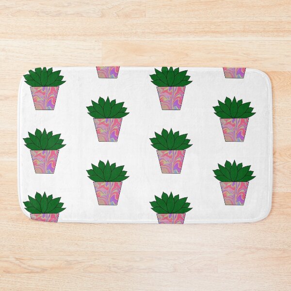 Item preview, Pink Colorful Marbled Succulent designed and sold by blejsart.
