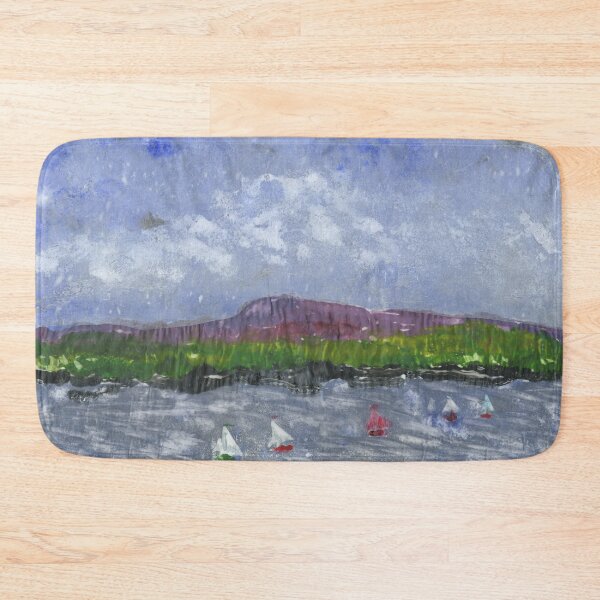 Item preview, Layered Gelliprint of Trearddur Bay - 1 designed and sold by LymphomaLass.