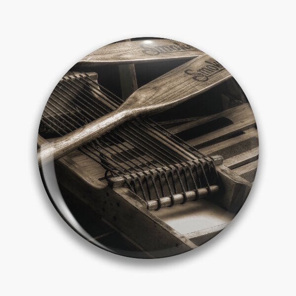 Item preview, Wooden Rowboat And Oars In Tonal Value designed and sold by CarolRMontoya.