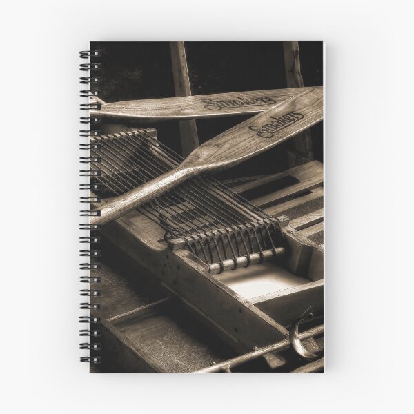 Item preview, Wooden Rowboat And Oars In Tonal Value designed and sold by CarolRMontoya.
