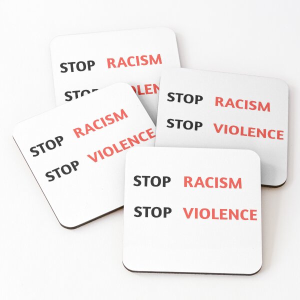 Item preview, Stop racism stop violence shirt designed and sold by Ayoublab.