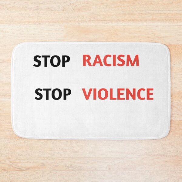 Item preview, Stop racism stop violence shirt designed and sold by Ayoublab.