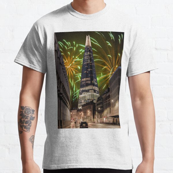 Item preview, The Shard London with fireworks designed and sold by peterwyatt.